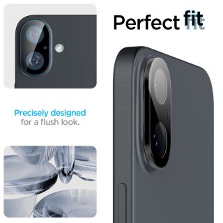 Osłona Aparatu SPIGEN Optik Glas.Tr Camera Protector 2-Pack Iphone 16 / 16 PLUS Black