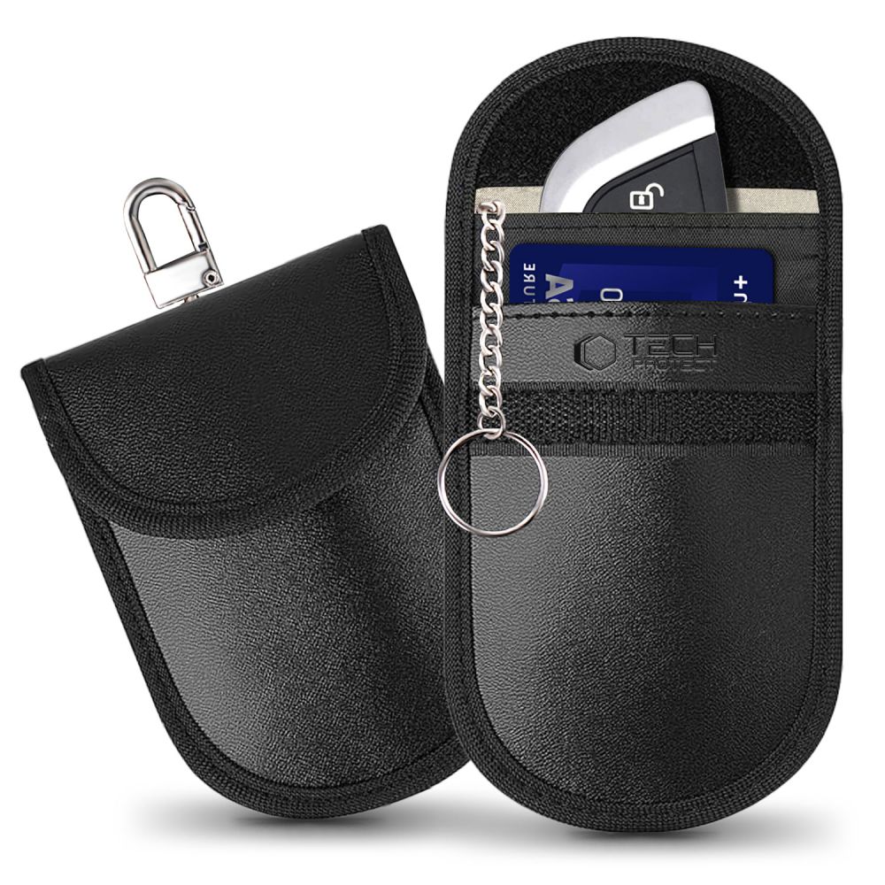 Klatka Faradaya Tech-Protect Klr100 Pouch Keyless Rfid Signal Blocker Case Black