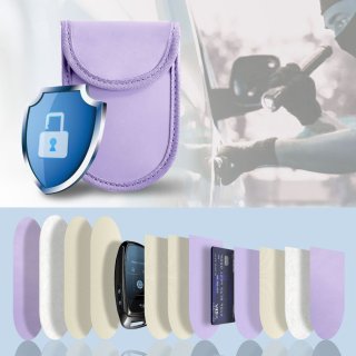 Klatka Faradaya Tech-Protect Klr100 Pouch Keyless Rfid Signal Blocker Case Lavender