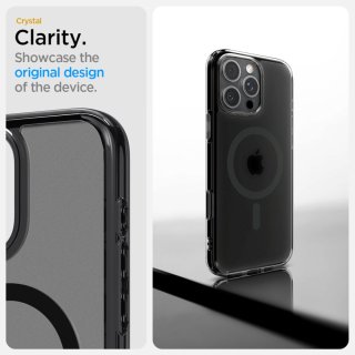 SPIGEN ULTRA Hybrid ”T” Mag Magsafe Iphone 16 PRO Frost Black