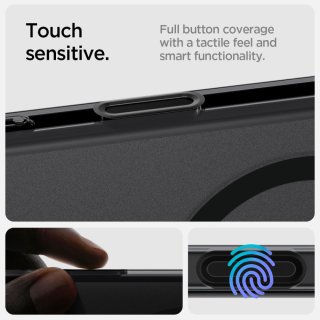 SPIGEN ULTRA Hybrid ”T” Mag Magsafe Iphone 16 PRO Frost Black