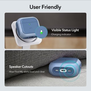 Esr Orbit Halolock Magsafe Apple Airpods 4 Blue