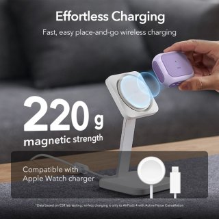 Esr Orbit Halolock Magsafe Apple Airpods 4 Purple