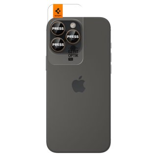 Osłona Aparatu SPIGEN Optik PRO Glas.Tr ”Ez Fit” Camera Protector 2-Pack Iphone 16 PRO / PRO MAX Desert Titanium