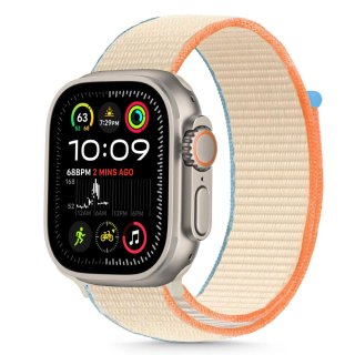 Tech-Protect Nylon Apple Watch 6 / 7 / 8 / 9 / 10 / SE (40 / 41 / 42 MM) Cream