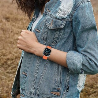 Tech-Protect Nylon Apple Watch 6 / 7 / 8 / 9 / 10 / SE (40 / 41 / 42 MM) Kumquat