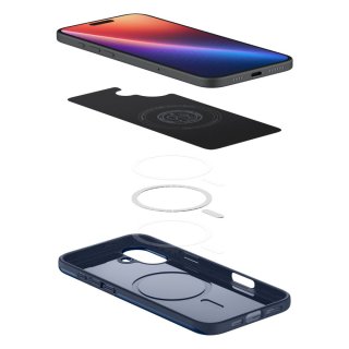 SPIGEN Thin Fit Mag Magsafe Iphone 16 Navy Blue