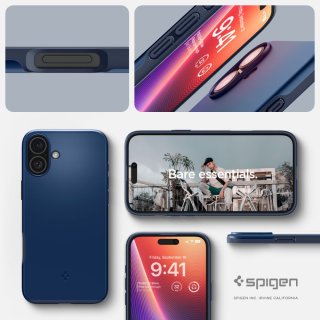 SPIGEN Thin Fit Mag Magsafe Iphone 16 Navy Blue