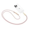 Tech-Protect C2s Rope Crossbody Strap Baby Pink/Gold
