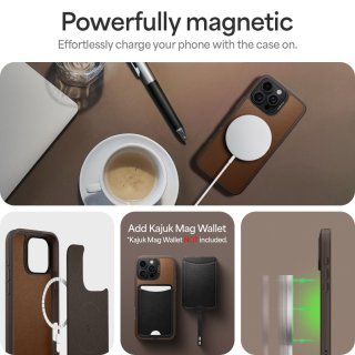 SPIGEN Cyrill Kajuk Mag Magsafe Iphone 16 PRO MAX Saddle Brown