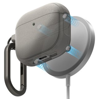 Ringke Onyx Magnetic Magsafe Apple Airpods 4 Warm Grey