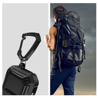 Tech-Protect Carbonox Apple Airpods 4 Black