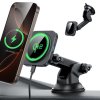 Esr Halolock Magnetic Magsafe Dashboard Car Mount Wireless Charger Qi2 15W Black