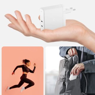 SPIGEN Arcstation PRO GAN-1402 2-Port Network Charger 140W White