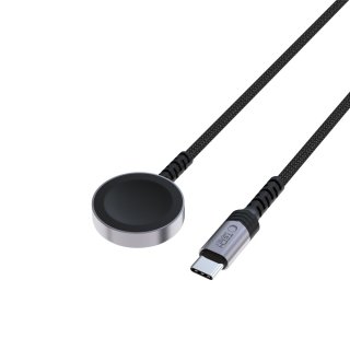 Tech-Protect Mc01 Ultraboost Magnetic Charger Type-C Cable 120Cm Apple Watch Black