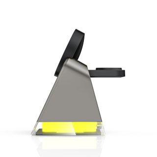 Tech-Protect Qi15w-A43 3In1 Magnetic Magsafe Wireless Charger Black