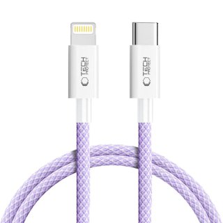 Tech-Protect Ultraboost Lite Lightning Cable PD 27W / 3A 100Cm Mauve