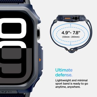 SPIGEN Lite Fit ”PRO” Apple Watch 10 (46 MM) Navy Blue