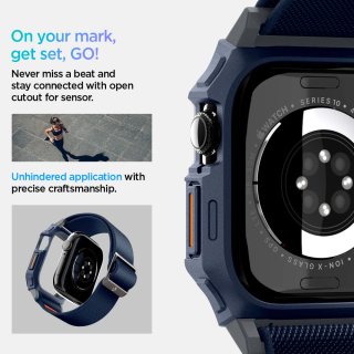 SPIGEN Lite Fit ”PRO” Apple Watch 10 (46 MM) Navy Blue