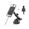 Tech-Protect Mm15w-V9 Magnetic Magsafe Dashboard & Vent Car Mount Wireless Charger 15W Black