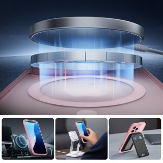 Esr Classic PRO Set Halolock Magsafe Iphone 16 PRO MAX Frosted Pink