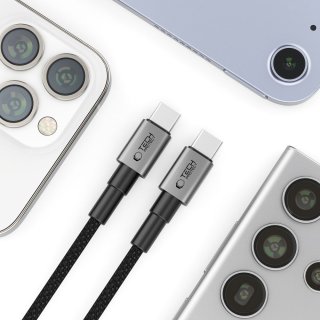 Tech-Protect Ultraboost Dna Type-C Cable PD 100W / 5A 25Cm Iron Grey