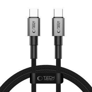 Tech-Protect Ultraboost Dna Type-C Cable PD 100W / 5A 100Cm Iron Grey