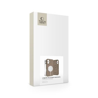 Tech-Protect Liquid Silicone Magsafe Iphone 16 Chocolate Brown