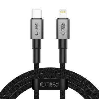 Tech-Protect Ultraboost Dna Lightning Cable PD 27W / 3A 200Cm Iron Grey