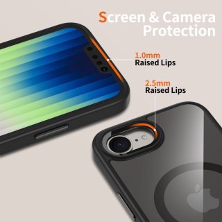 Tech-Protect Magmat Magsafe Iphone 16E Black/Clear