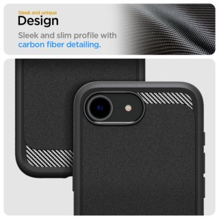 SPIGEN Rugged Armor Mag Magsafe Iphone 16E Matte Black