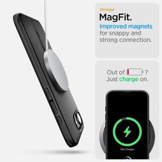 SPIGEN Thin Fit Mag Magsafe Iphone 16E Black
