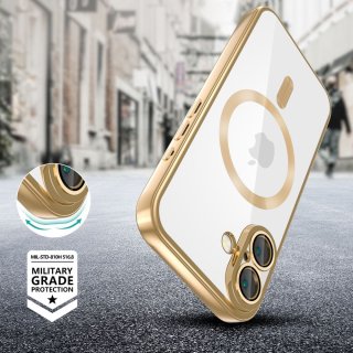 Tech-Protect Magflex Magsafe Iphone 16E Shiny Gold