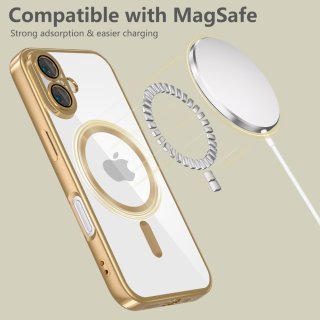 Tech-Protect Magflex Magsafe Iphone 16E Shiny Gold