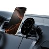 Tech-Protect Mm15w-V6 Magnetic Magsafe Stable Vent Car Mount Wireless Charger 15W Black/Black