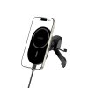 Tech-Protect Mm15w-V6 Magnetic Magsafe Stable Vent Car Mount Wireless Charger 15W Black/Black
