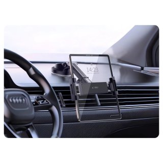 Tech-Protect V4 Universal Windshield & Dashboard Car Mount For Tablet Black