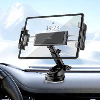 Tech-Protect V4 Universal Windshield & Dashboard Car Mount For Tablet Black
