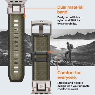 SPIGEN Durapro Armor Apple Watch 6 / 7 / 8 / 9 / 10 / SE / ULTRA 1 / 2 (44 / 45 / 46 / 49 MM) Military Green