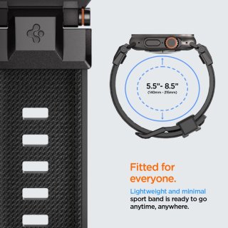 SPIGEN Durapro Armor Apple Watch 6 / 7 / 8 / 9 / 10 / SE / ULTRA 1 / 2 (44 / 45 / 46 / 49 MM) Black Edition