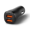 SPIGEN Essential Ev302 2-Port Car Charger 30W Black