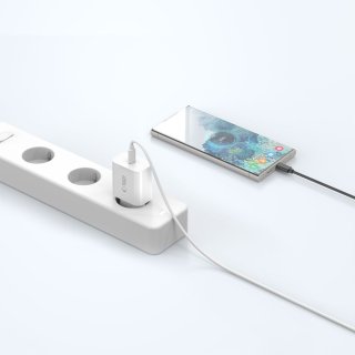 Tech-Protect Nc20w 1-Port Network Charger PD 20W + Type-C Cable White