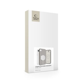Tech-Protect Liquid Silicone Magsafe Iphone 16E Stone Grey