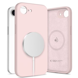 Tech-Protect Liquid Silicone Magsafe Iphone 16E Pink Pearl