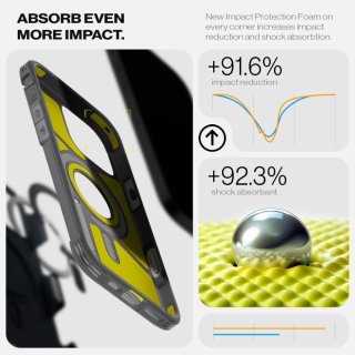 SPIGEN Tough Armor ”T” Mag Magsafe Iphone 16 PRO Frost Black