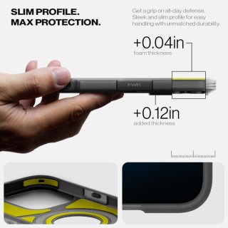 SPIGEN Tough Armor ”T” Mag Magsafe Iphone 16 PRO Frost Black