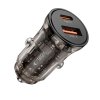 Tech-Protect Cc01 2-Port Car Charger PD 30W / Qc3.0 Black
