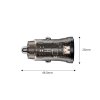 Tech-Protect Cc01 2-Port Car Charger PD 45W / Qc3.0 Black