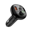 Tech-Protect Cc06 3-Port Car Charger PD 72W + Transmiter Fm BLUETOOTH Black