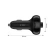 Tech-Protect Cc06 3-Port Car Charger PD 72W + Transmiter Fm BLUETOOTH Black